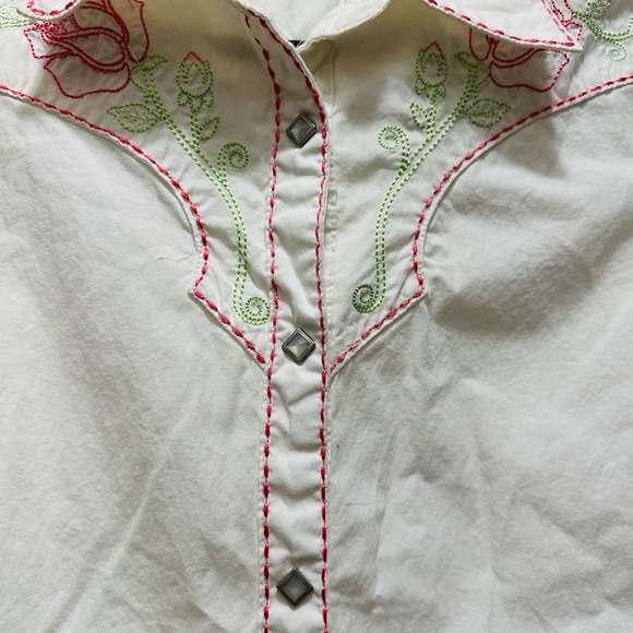 Wrangler Cream Cotton Shirt - Picture 4 of 9